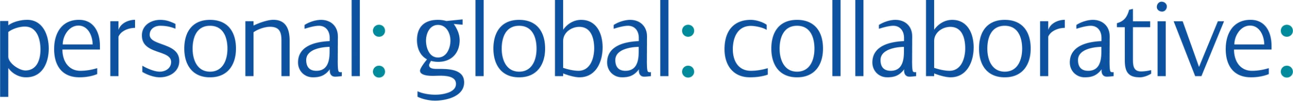 personal: global: collaborative: